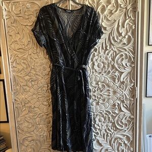 Distrubia Fern Print Midi Dress